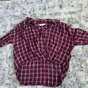 Flannel dress shirt size XS